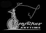 Any River Any Time Upstream Images Silver Vinyl Wildlife Car Truck Window Decal Sticker