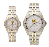 University of Michigan Wolverines M All Star Stainless Steel Watch