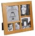 Kitchen & Housewares : Umbra Multi Photo Frame Holds 2, 2"x2", 2, 3.75"x3.75", 1, 3.75"x 4.75" Photos - Natural