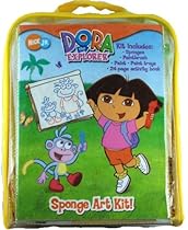 Dora the Explorer Sponge Art Kit