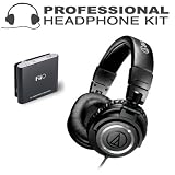 Audio-Technica ATH-M50 Professional Studio Monitor Headphones + BONUS FiiO E5 Headphone Amplifier