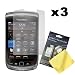 Cbus Wireless Three LCD Screen Guards / Protectors for RIM BlackBerry Torch 9800 / Torch 9810 / 9810 4G / Torch 2