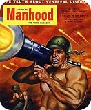 February 1953 American Manhood The Virile Magazine Vintage Science Fiction and Fantasy Sci Fi Book Cover Art MOUSE PAD