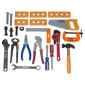Tool Set for Kids from Home Depot Backpack Included-Set of 25 pieces by Home Depot