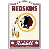 Redskins Riddell Nostalgic Metal Sign