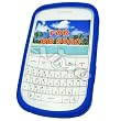 RIM Blackberry Bold 9000 Swirly Line Protector Soft Case Silicone Thick Cover Blue