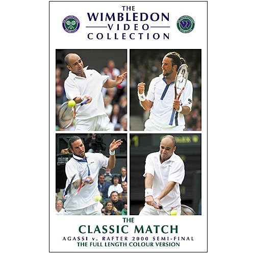 Wimbledon 2000 Semi Final Full Length Match Video Agassi vs. Rafter