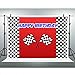 LUCKSTY Car Racing Themed Birthday Backdrops for Photography 9x6FT Racing Flag Black White Grid Red Photo Backgrounds Birthday Party Banner Photo Booth Props LULX024