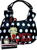 Stylish Betty Boop Polka Dots Shoulder Bag Matching Long Wallet