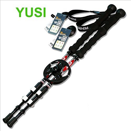 2-Pack Trekking Poles with Carbon Fiber Quick Lock Hiking Sticks Ultralight walking Sticks for Travel Hiking Climbing telescoping Alpenstocks with extended EVA Foam Handle (Boutique series) - Black