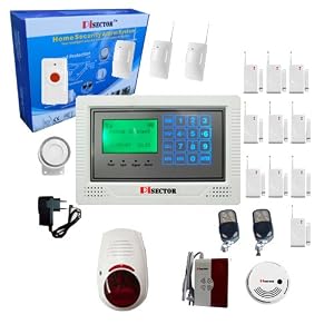 PiSector Cellular GSM Home Security Alarm System Auto Dial System LCD Display DIY Kit