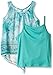 Beautees Girls' Printed Tank Top and Necklace