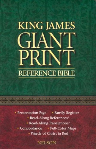 Giant Print Reference Bible-KJV