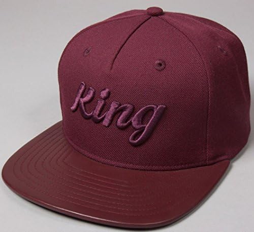 Kings Apparel London Script Maroon New Mens Snapback Cap Hat