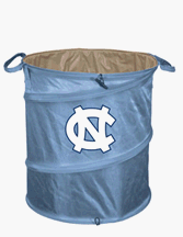 North Carolina Tar Heels Collapsible Trash Can (Doubles as Cooler and Laundry Hamper) by Logo Chairs