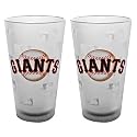 San Francisco Giants Frosted Pint Glass (16-Ounce, Set of 2)