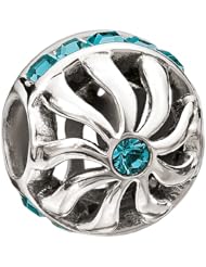Authentic Chamilia Charm "Blaze" - Indicolite Swarovski 2025-0791