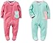 Carter's Baby Girls Cotton Sleep & Play Set - Forest Friends