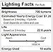TCP 65 Watt Equivalent, BR30 LED Reflector Light Bulbs, Dimmable, Daylight White (2 Pack)