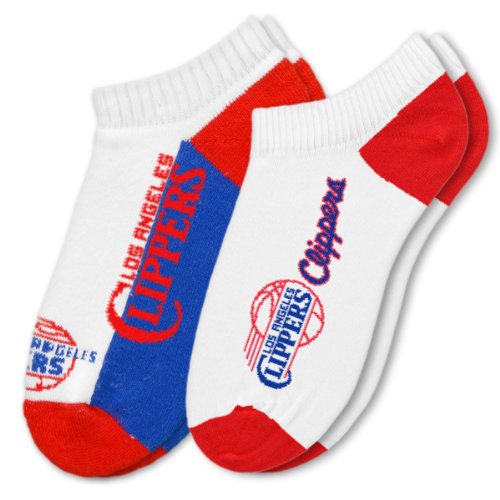 NBA Los Angeles Clippers Mens Two Pack No Show Socks