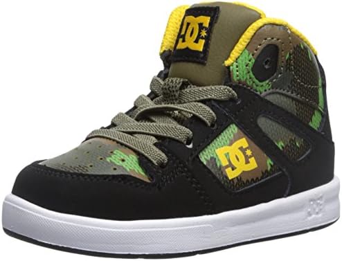 DC Rebound SE UL Skate Shoe (Toddler), Black Camouflage, 10 M US Toddler