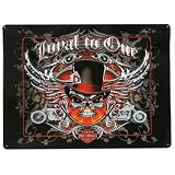 Harley-Davidson® Loyal to One Skull Embossed Tin Sign