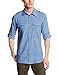 Calvin Klein Sportswear Men's Slub Voile Roll-Sleeve Woven Shirt