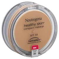 Neutrogena Healthy Skin Compact Makeup SPF 55 with Helioplex, Natural Ivory 20, 0.35 Ounce