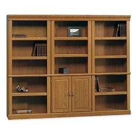 Carolina Oak Bookcase Wall Carolina Oak