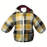 ベビー トラッドチェック 中綿ジャンパー イエロー◇80cm
