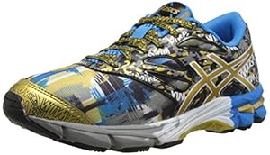 ASICS Gel Noosa Tri 10 GS GR Triathlon Shoe (Little Kid/Big Kid), Black/Gold/Gold Ribbon, 3 M US Little Kid