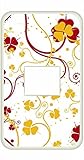 コンセント スイッチ プレート ca872-6 クローバー カリグラフィー カスタム カバー 交換用 1穴用 1口