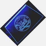 MLB - New York Mets Team Logo Neon Light Sign (Blue)