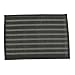 Bamboo Place Mat - Dark Brown, Tan and White Woven