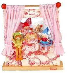 Kathe Kruse Fairies Puppet Theater w/ Fairy Finger Puppets