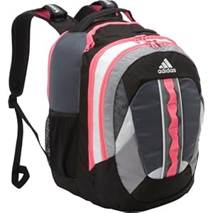 adidas Ridgemont Backpack, Deepest Space/Solar Pink, 19 x 14 x 14-Inch