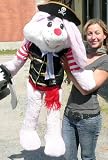 Large Pirate Stuffed Bunny Rabbit