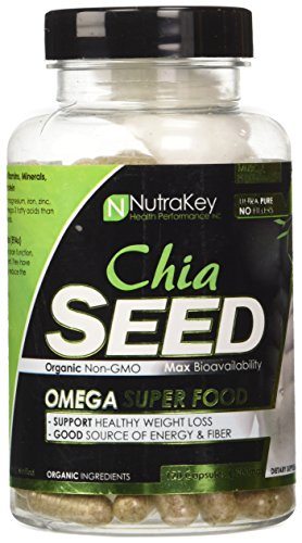 NutraKey Chia Seed Capsules, 120 Count NutraKey Chia Seed Capsules, 120 Count