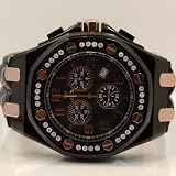 Aqua Master Royal Oak Mens Diamond Watch 150ctw W325G on sale