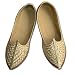 Punjabi Shoe With Makdi Crayp And Thread Work For Men (Free Shipping, No Minimum Purchase)