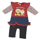 アンパンマン のびーる素材 フェイクレイヤード カバーオール ANPANMAN （レッド80cm）