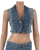 DKNY - SKATER BLAST DENIM VEST