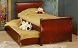 BEAUTIFUL NEW LOIUS PHILLIPS TWIN BED W. TRUNDLE