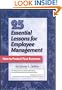 25 Essential Lessons for Employee Management