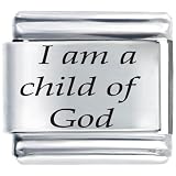 Buddhist Bracelet I Am A Child Of God Italian Charm