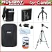 Holiday Accessories Gift Kit For Canon PowerShot S95, SD4000 IS Digital Camera Includes Extended Replacement NB-6L (1200 mAH) Battery + Ac/Dc Travel Charger + Hard Case + 50