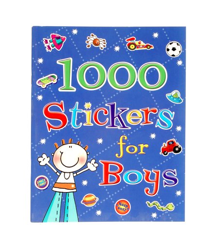 1000 Stickers for Boys Book
