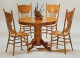 51T57SHBNCL. SL160  5 Piece Oak Dining Set By Coaster Furniture
