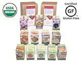 Spicely 100% Organic, Valentine's Heart Love, 12-box Sampler Gift Set