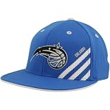 NBA adidas Orlando Magic Royal Blue 210 Flat Bill Fitted Hat (Large/X-Large)